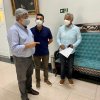 Deputado estadual Caio França visita a Santa Casa de Santos e formaliza destinação de recursos para o hospital